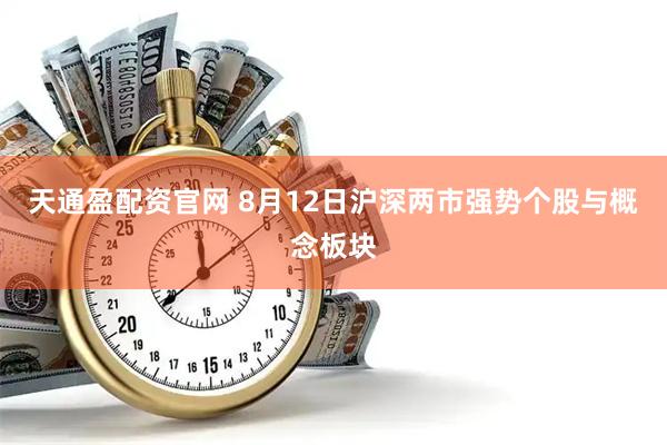 天通盈配资官网 8月12日沪深两市强势个股与概念板块